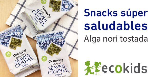 Ecokids: snacks de nori tostado